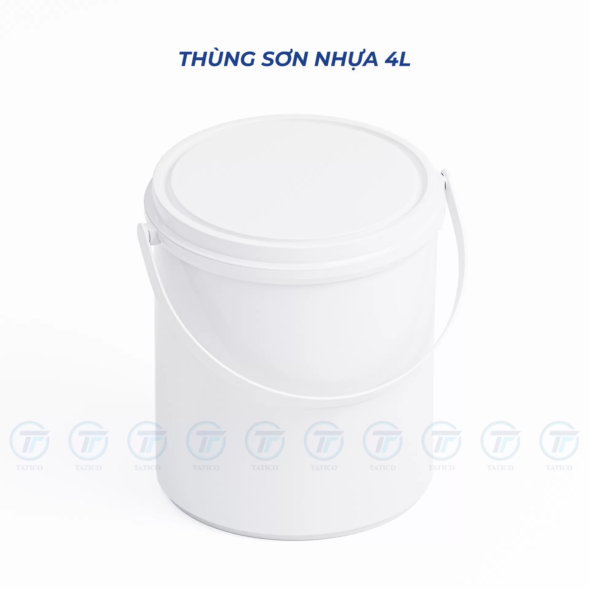 Vỏ thùng sơn nhựa 4L Tatico
